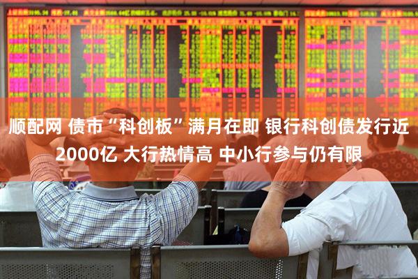 顺配网 债市“科创板”满月在即 银行科创债发行近2000亿 大行热情高 中小行参与仍有限