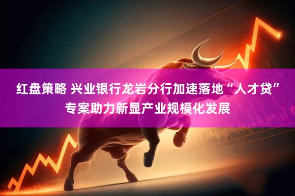 红盘策略 兴业银行龙岩分行加速落地“人才贷”专案助力新显产业规模化发展