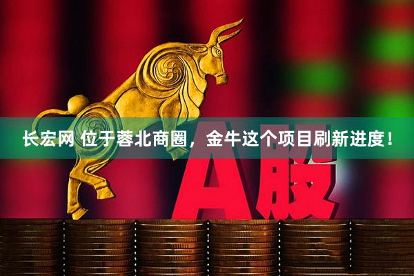 长宏网 位于蓉北商圈，金牛这个项目刷新进度！